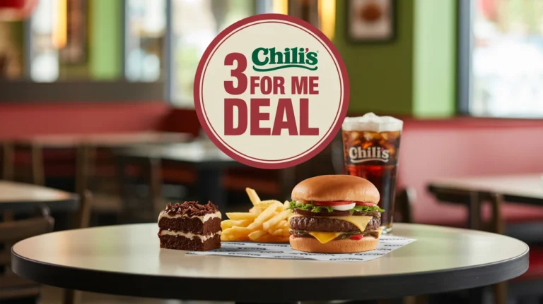 Chili’s 3 for Me Deal Menu