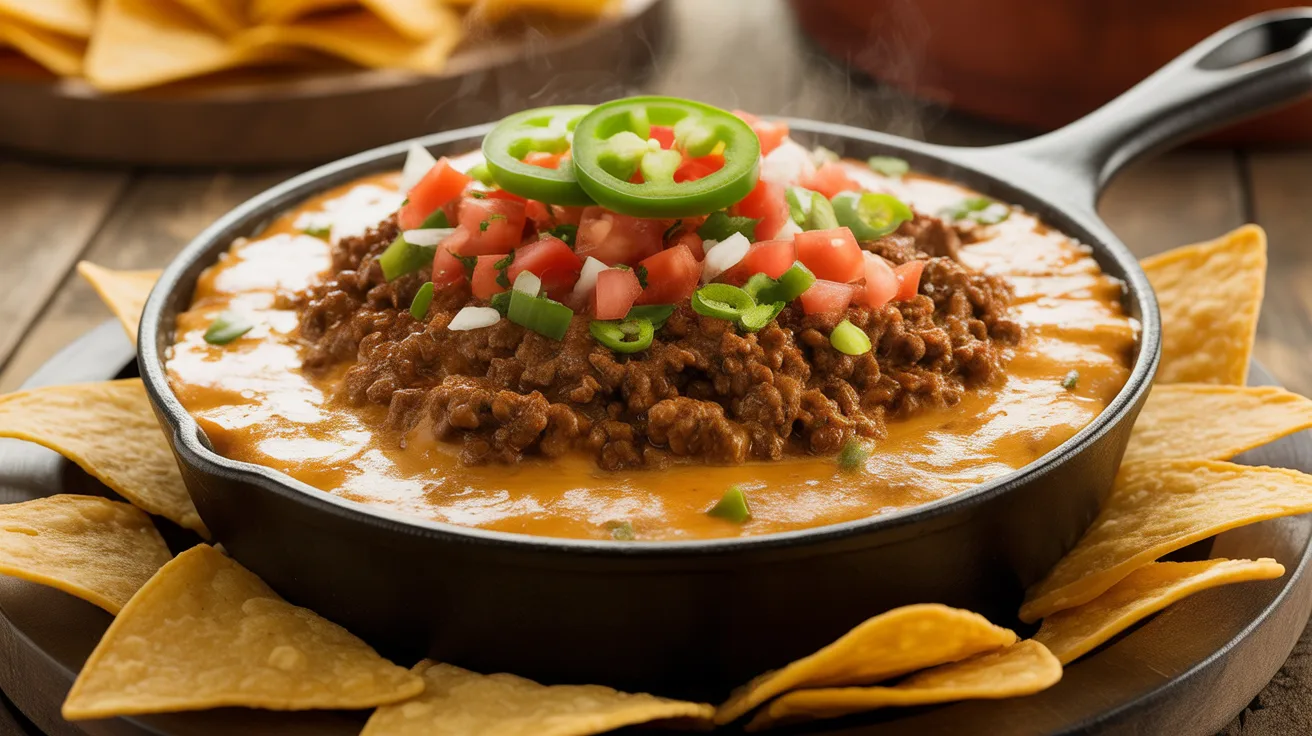 Chili's skillet Queso 3 beef queso