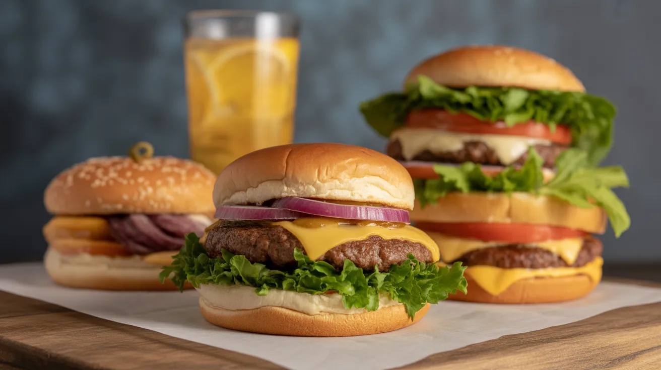 Chili’s Dallas 3 Burgers and sanwiches