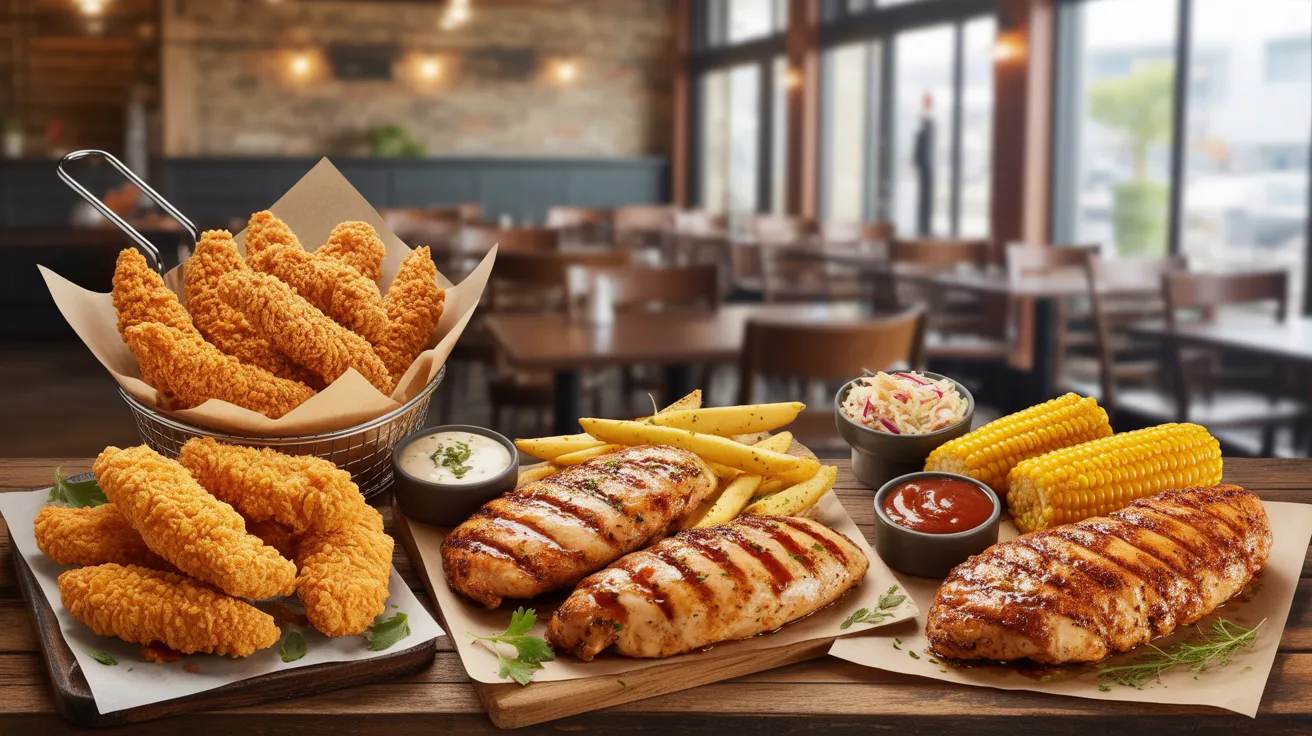 Chili’s California 4 Chicken Crispers and grilled chicken options
