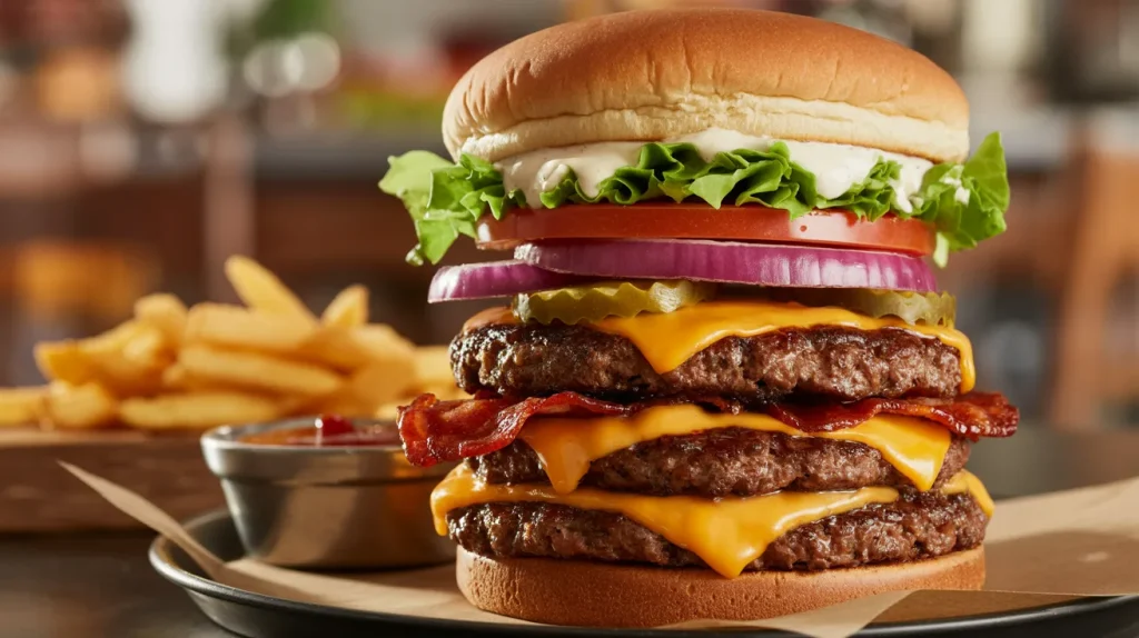 Chili’s Secret Menu 4 Chilis Double Burger Stack