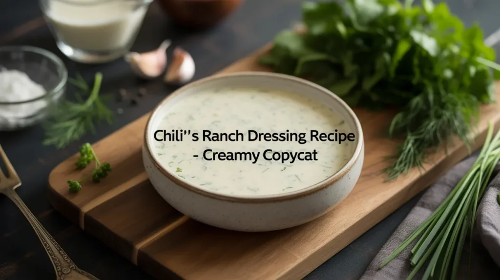 Chili’s Ranch Dressing Recipe 1 Chili’s Ranch Dressing Recipe