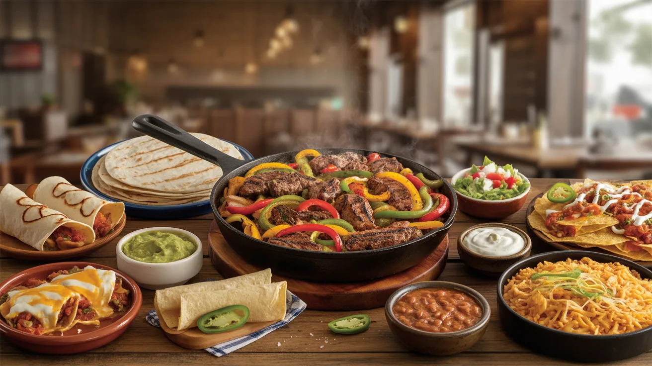 Chili’s California 5 Fajitas and Tex Mex entrees