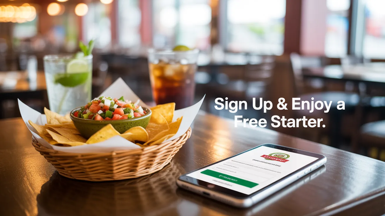 Chili’s Dallas 18 Free chips and salsa reward after signup