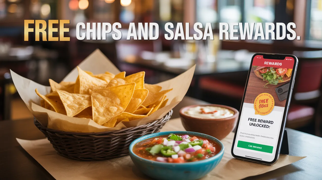 Chili’s Houston 18 Free chips and salsa reward