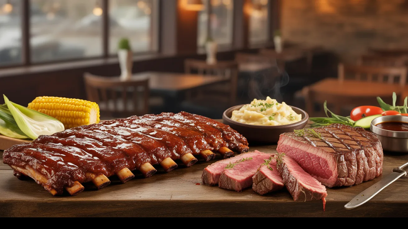 Chili’s California 6 Ribs and steak selections