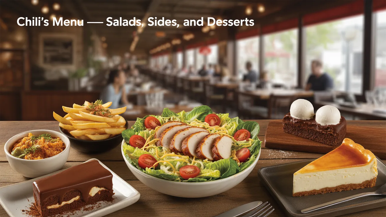 Chili’s San Antonio 7 cilis side salads