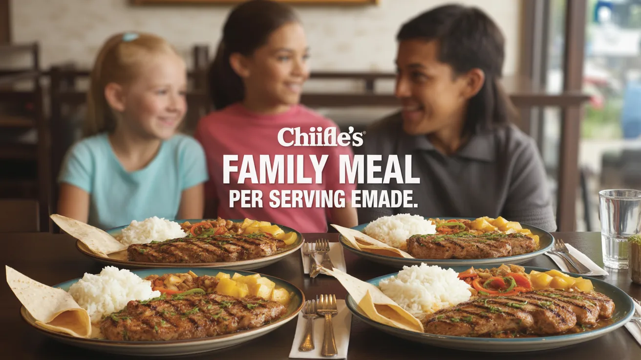Chili’s Meal Deals 9 family meal