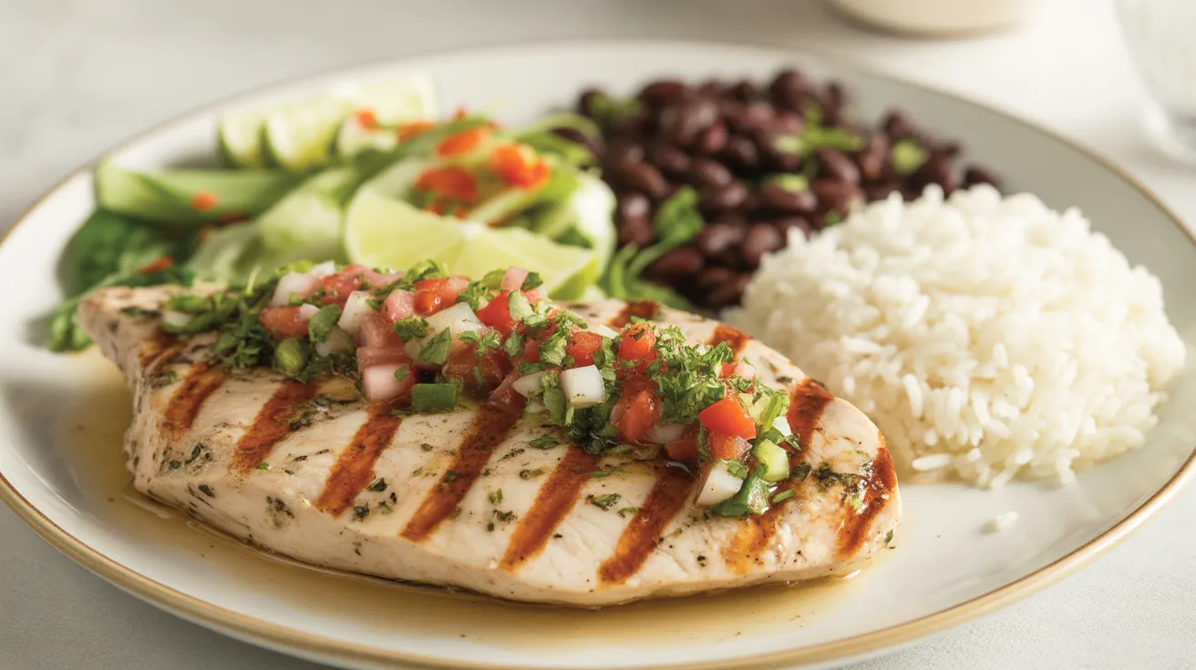 Chili's Healthy Options 2 margrita grilled chicken