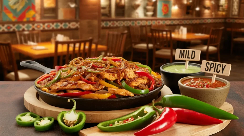 Chilis Valencia 13 Adjust spice level