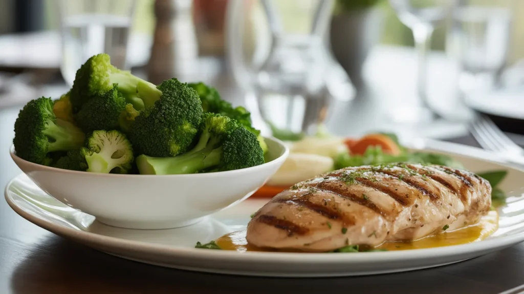 Chili's broccoli 4 Ask for extra broccoli portion