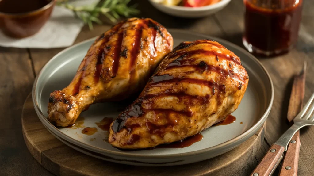 Chili's Monterey Chicken 3 BBQ sauce glaze