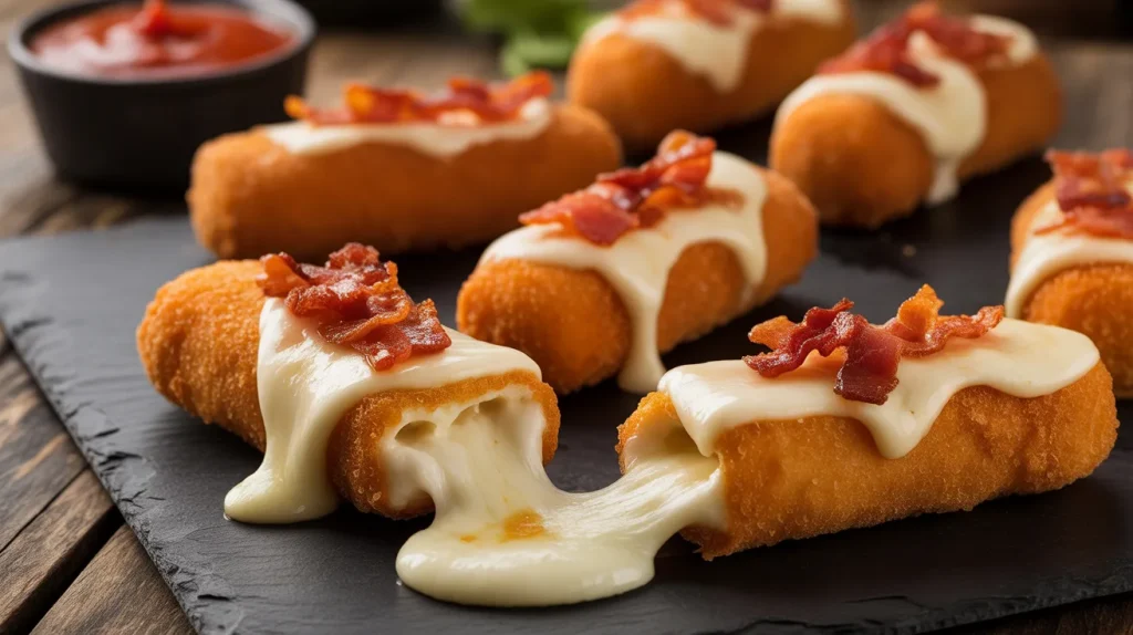 Chili's Spicy Mozzarella Sticks 23 Bacon bits 2