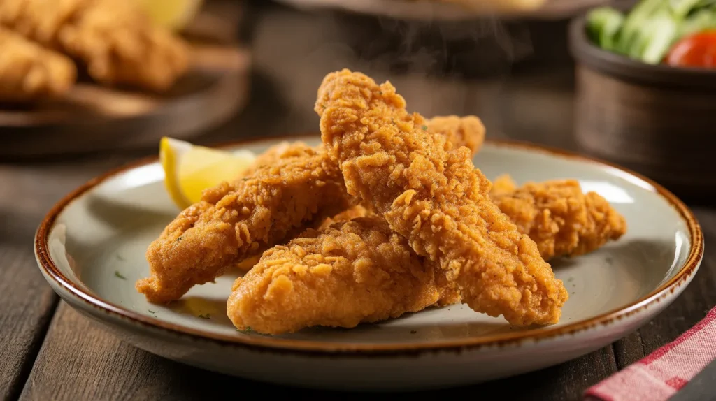 chili's chicken tenders 2 Breaded chicken tender strips