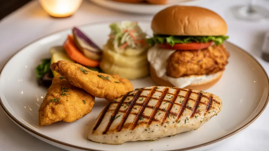 Chili's Takeout Menu 3 Chicken dishes