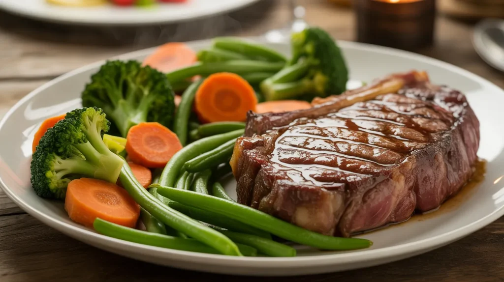 Chili's Ancho Salmon 8 Choose steamed vegetables 1