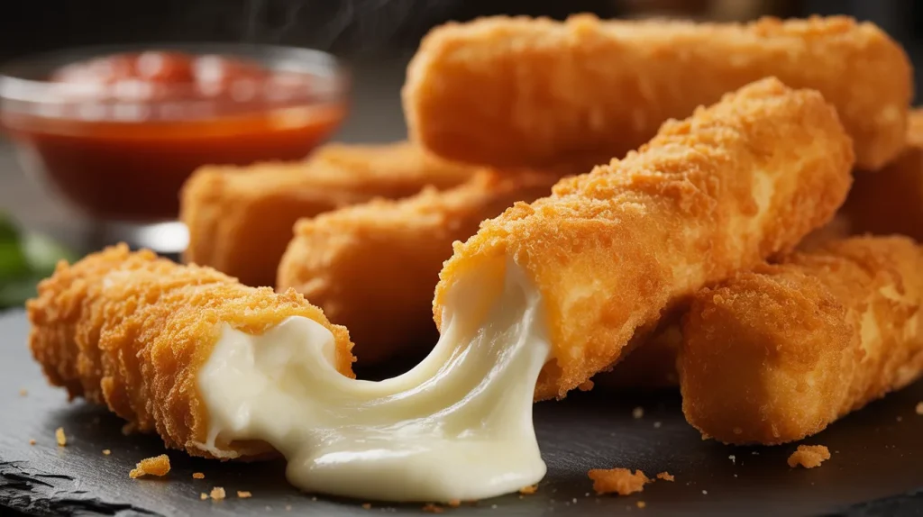 Chili's Spicy Mozzarella Sticks 6 Crispy Texture