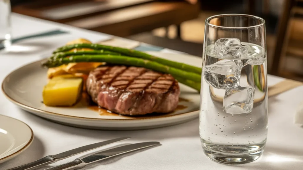 chili's ribeye 15 Drink water