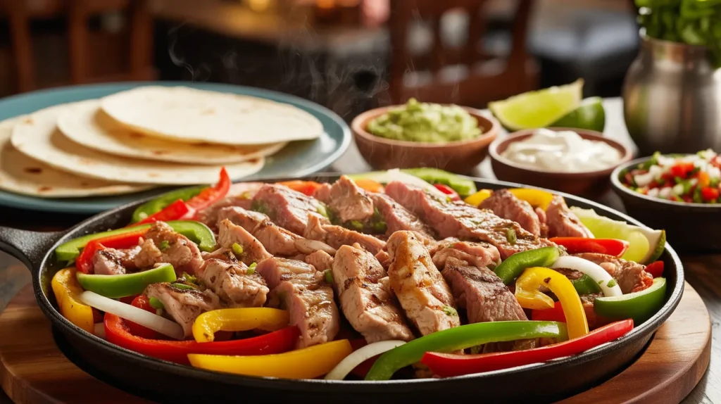 Chili's Molten Chocolate Cake 17 Fajita platter