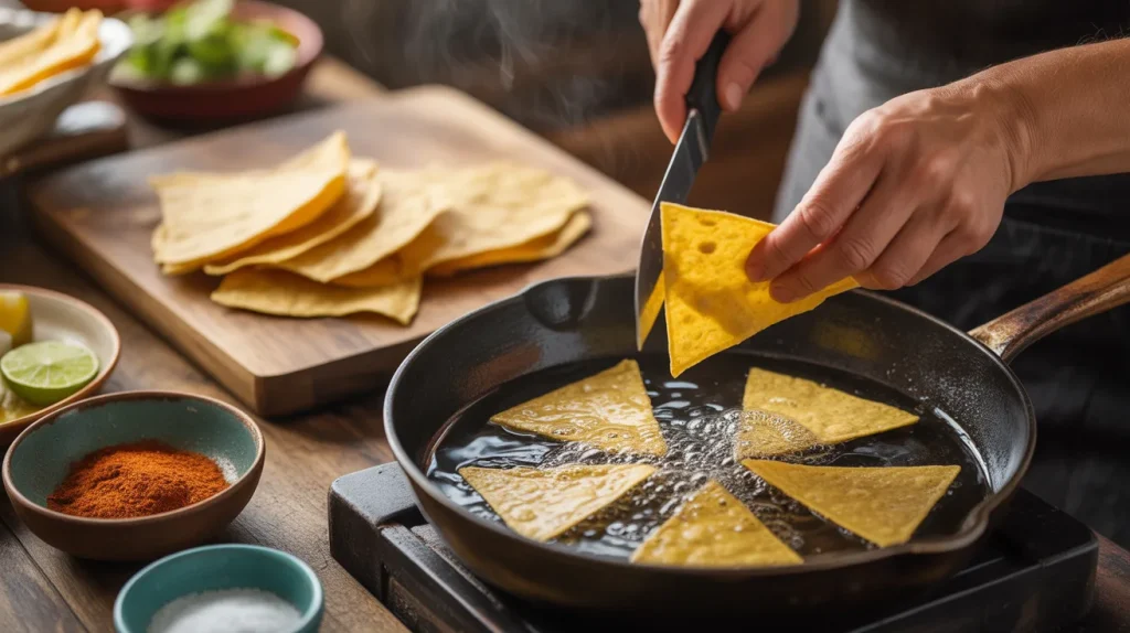 Chili's Tostada Chips 6 Fresh Preparation