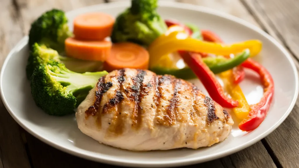Chili's Dairy Free Menu 10 Grilled Chicken with Vegetables 1