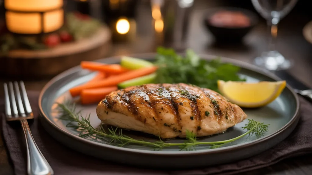 Chilis Stassney 14 Grilled chicken dihes