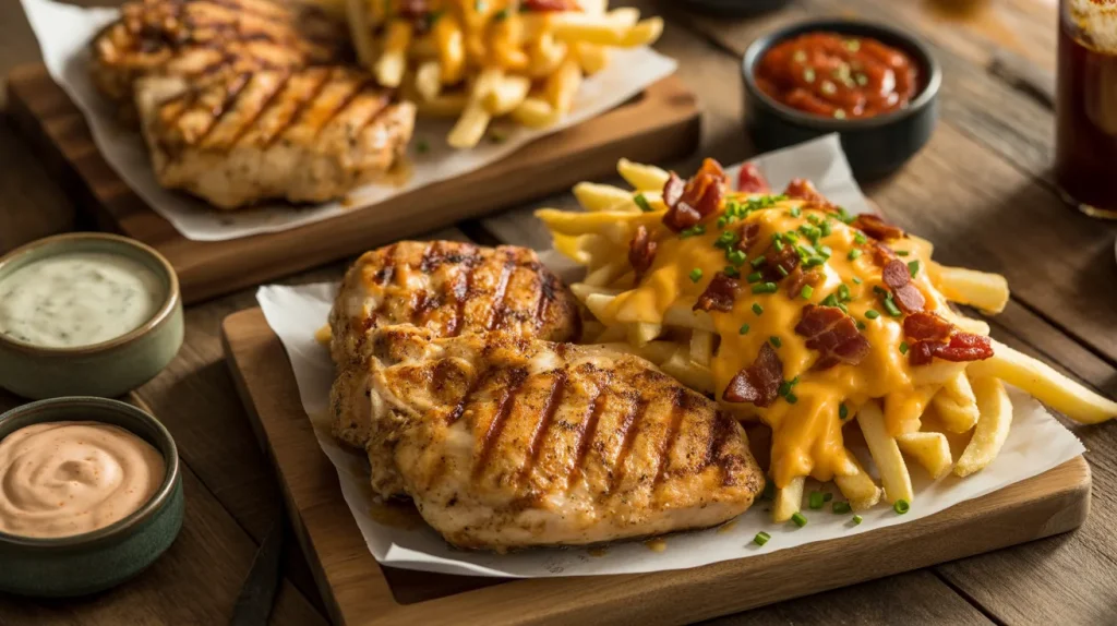 Chili's Cheese Fries 28 Grilled chicken dishes 5