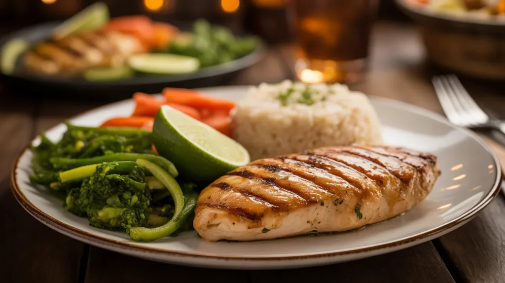 Chilis Valencia 16 Grilled chicken entree
