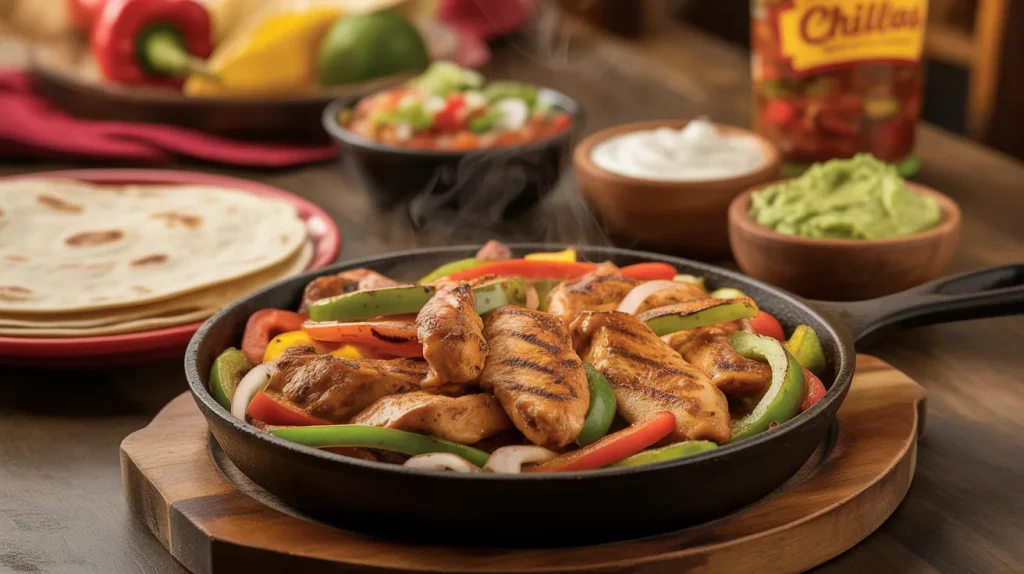 chili's party trays 10 Grilled chicken fajitas