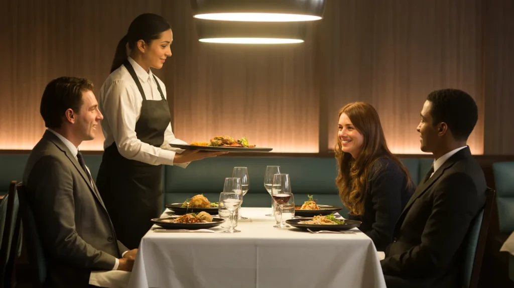 Chilis Stassney 8 Indoor dinning with table srevice