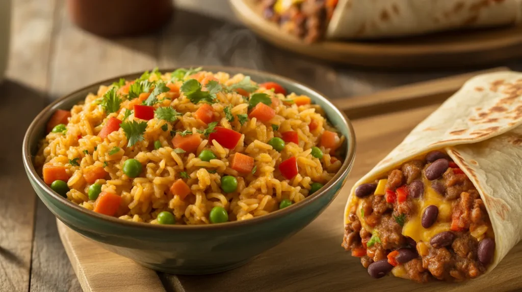 chili's burrito 38 Mexican Rices