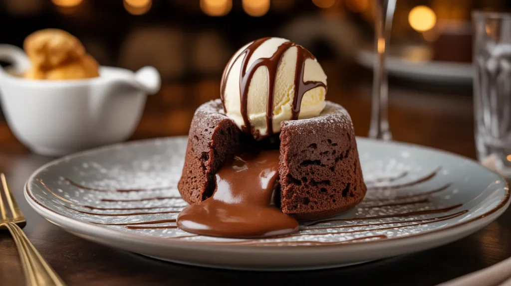 Chilis Valencia 7 Molten cheese cake