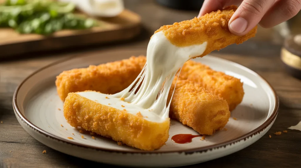 Chili's Spicy Mozzarella Sticks 2 Mozzarella cheese sticks