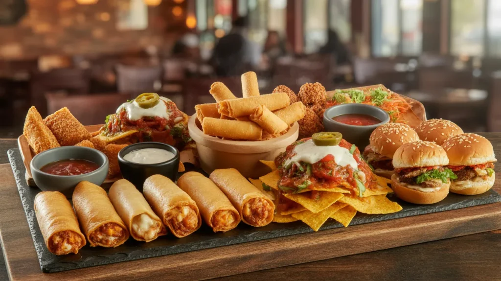 Chili’s Southwestern Eggrolls 8 Order part of appetizer sampler platters