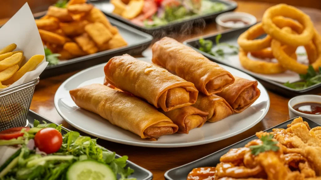 Chili’s Southwestern Eggrolls 9 Pair with additional appetizers or sides