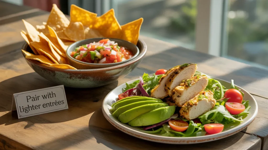 Chili's Free Chips And Salsa 29 Pair with lighter entrees 1