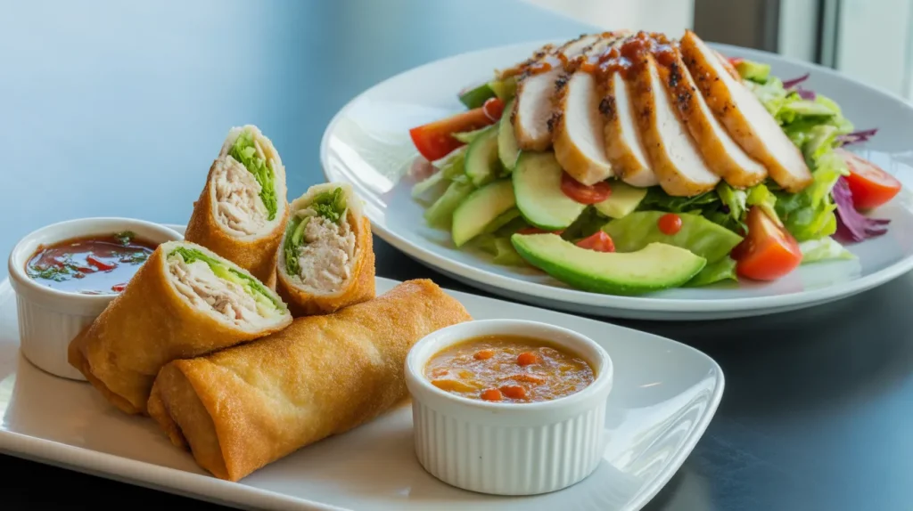 Chili’s Southwestern Eggrolls 12 Pair with lighter entrees