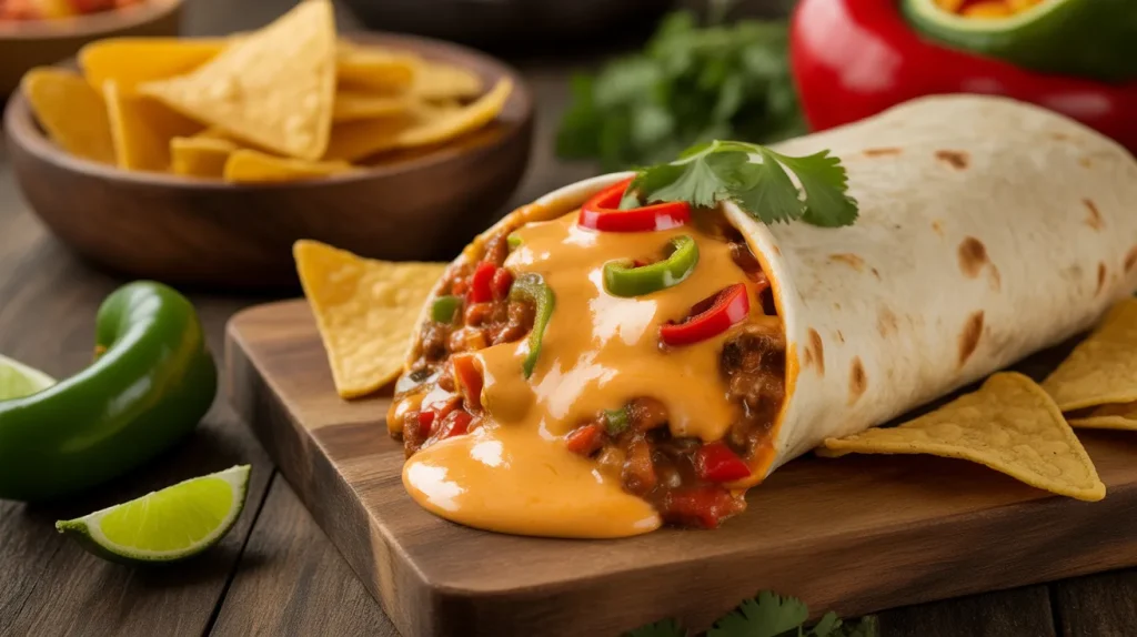 chili's burrito 14 Queso sauce