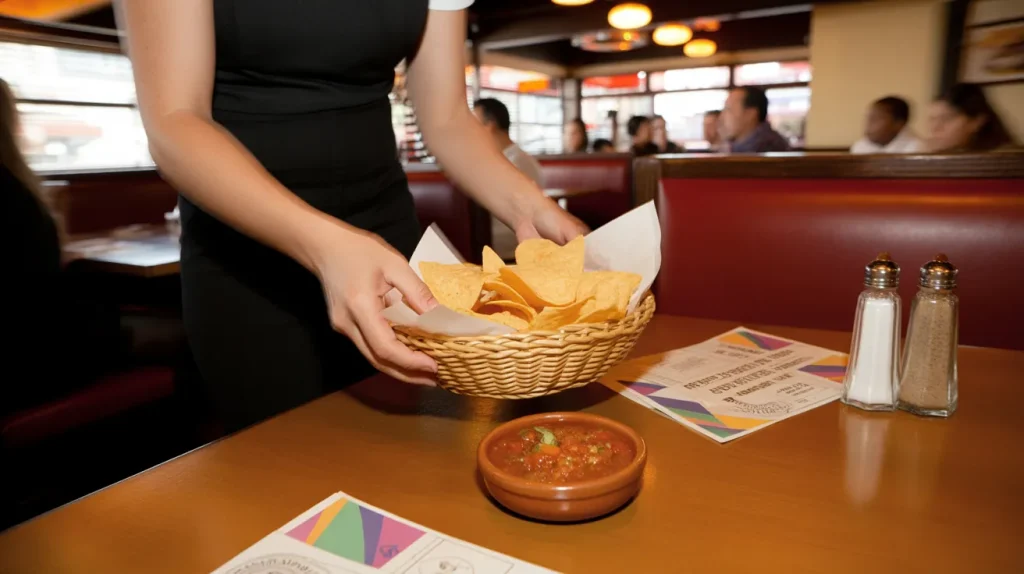 Chili's Tostada Chips 17 Quick service after ordering