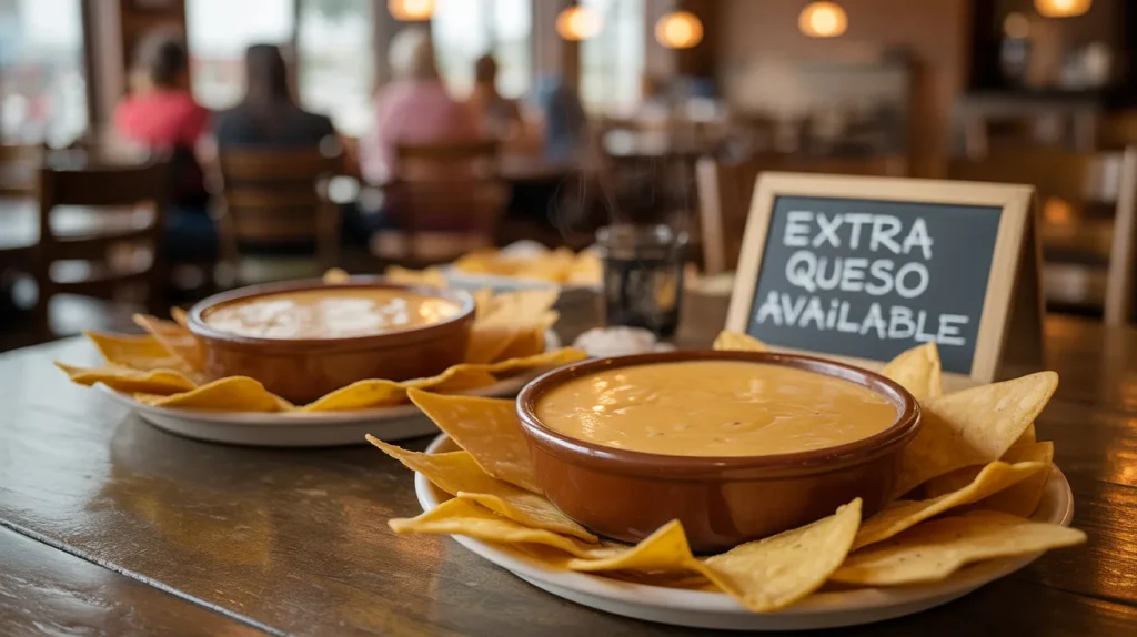 chili's southwestern queso 9 Request extra queso dip portion