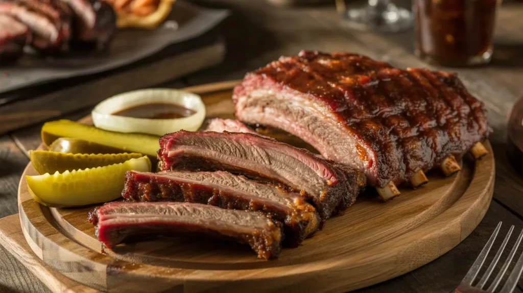 Chili's smokehouse combo 2 Ribs and brisket quesidilla