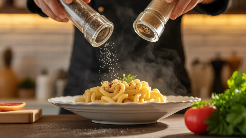 Chili's Macaroni And Cheese 8 Salt and pepper