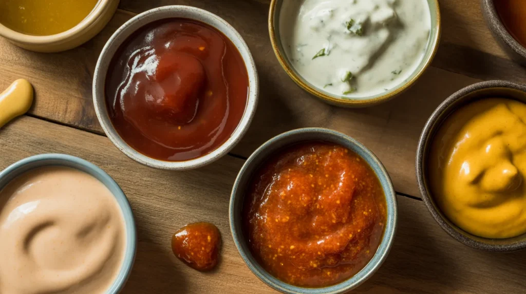 Chili's New Caney 10 Sauce selection