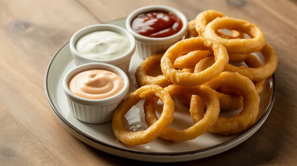 Chili's Onion Rings 5 Served with dipping sauce