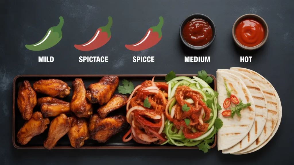 Chilis Gunbarrel 8 Spice level adjustment