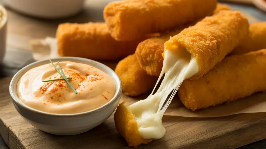 Chili's Spicy Mozzarella Sticks 25 Spicy mayo