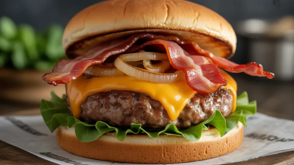 Chili's Mushroom Swiss Burger 6 Substitute Fries With Mashed Potatoes or Steamed Broccoli
