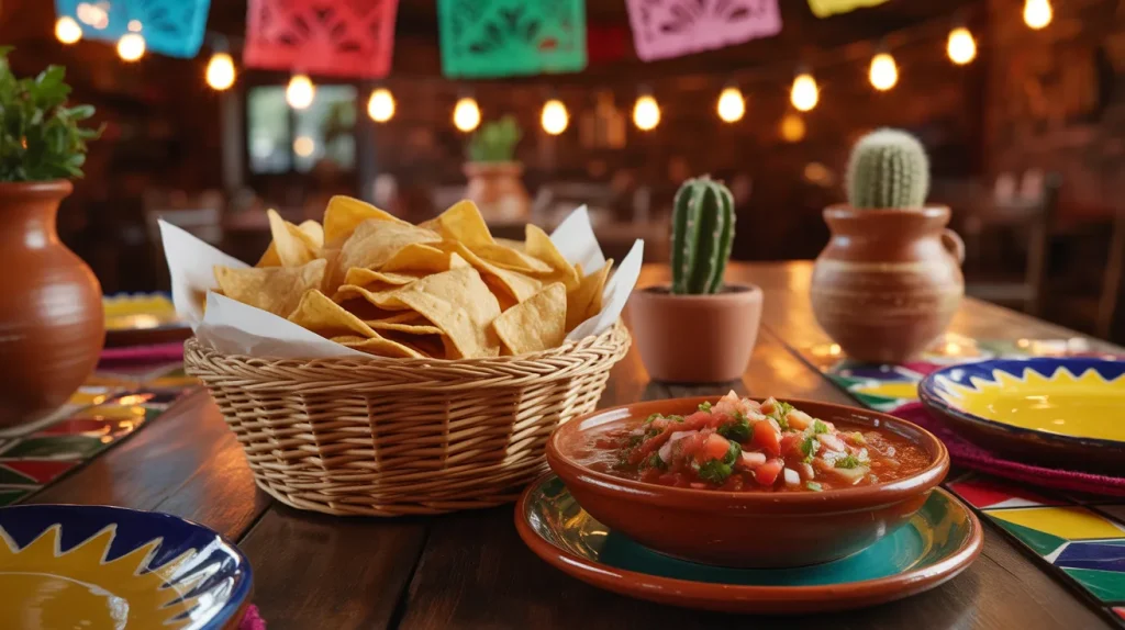 Chili's Macaroni And Cheese 27 chips and salsa