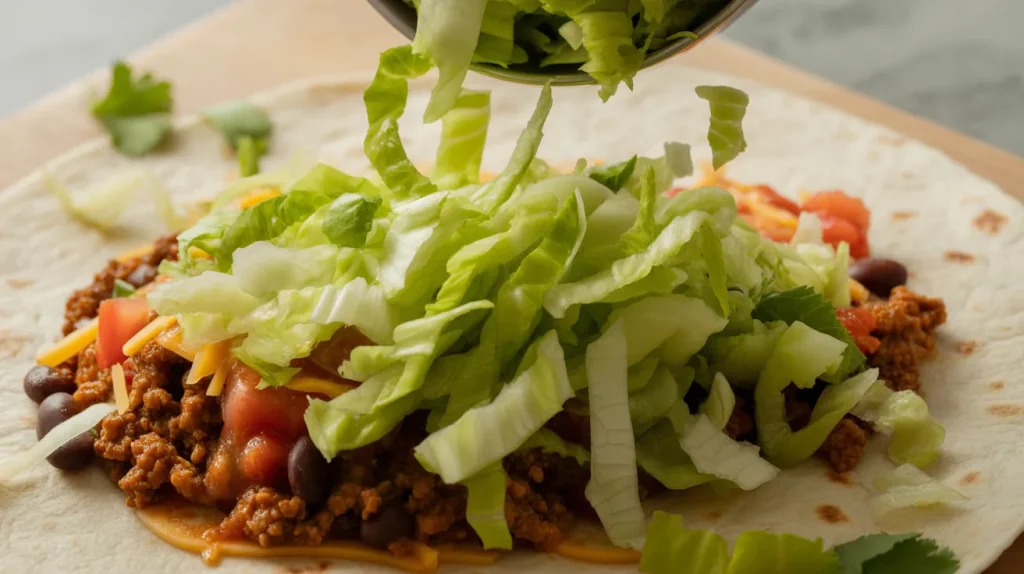 chili's burrito 35 lettuce