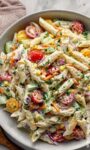 Cottage cheese creamy pasta bowl